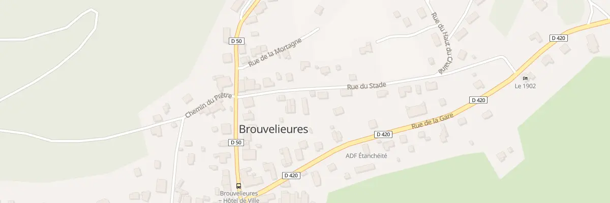 Plan du 4 Rue du Stade à Brouvelieures