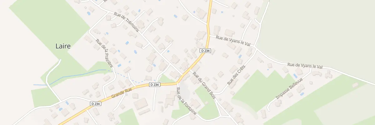 Plan du 19 Gr Grande Rue à Laire