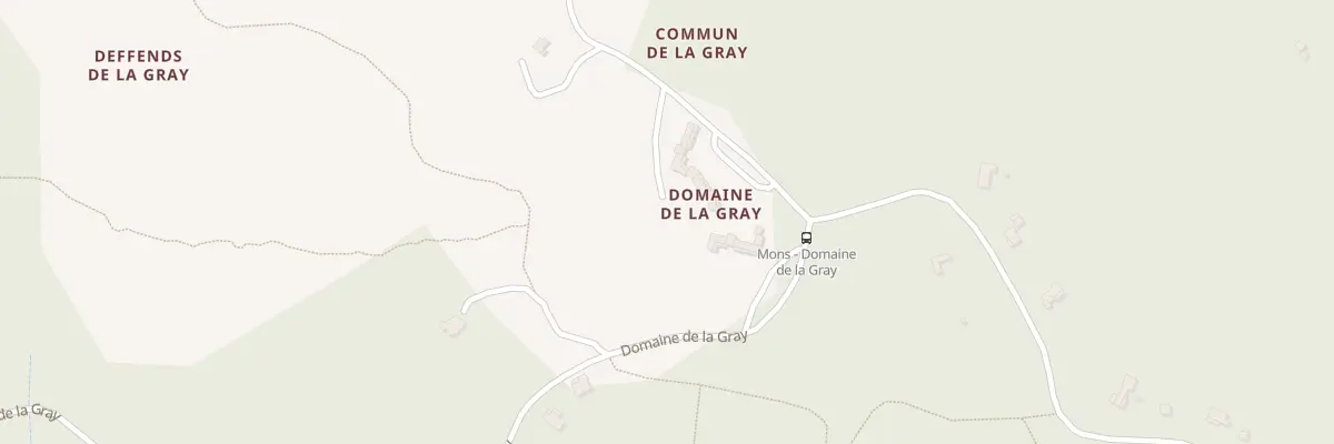 Plan du 5457 Deffends de la Gray" à Mons
