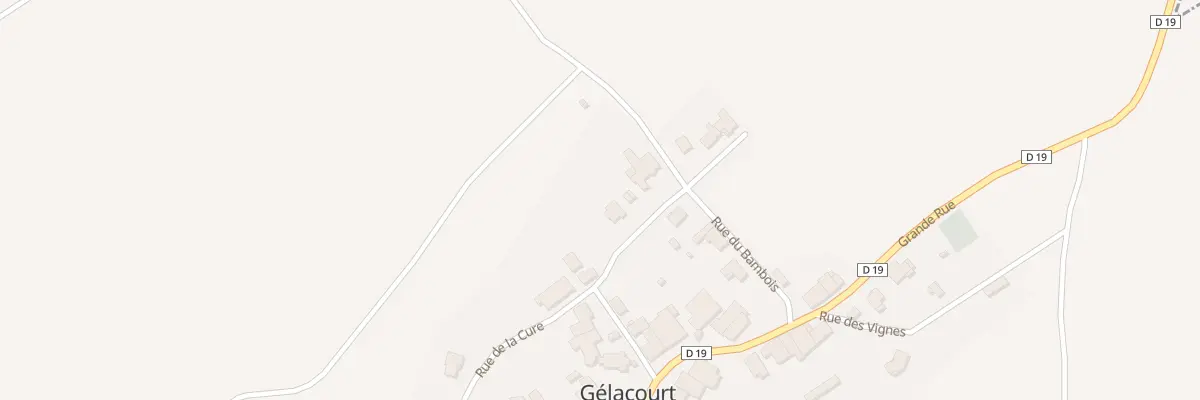 Plan du 6 Rue de l’Eglise à Gélacourt
