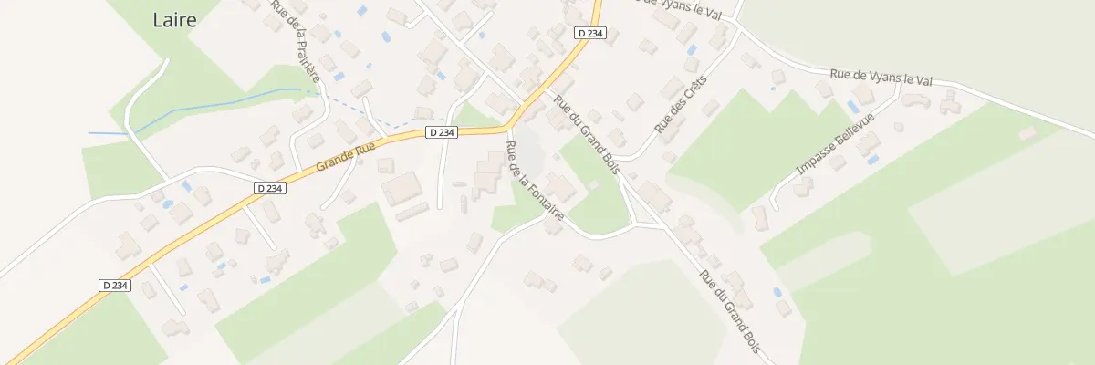 Plan du 3 Rue de la Fontaine à Laire