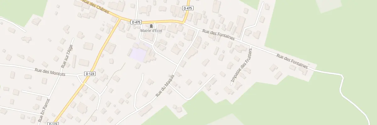 Plan du 5 Rue du Maquis à Écot