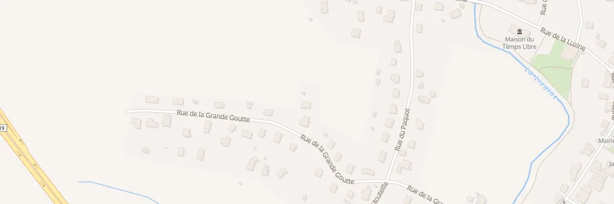 Plan du 12 Rue de la Grande Goutte à Luze