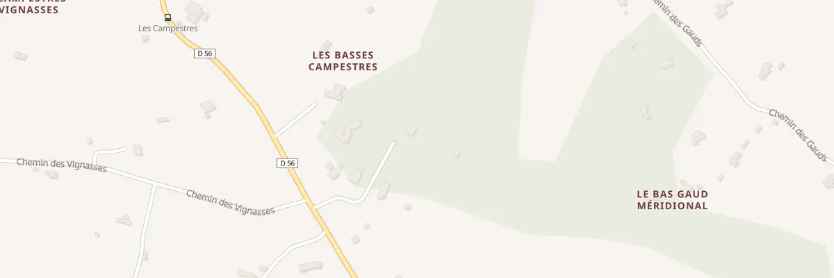 Plan du 3780 Rte de Callian à Mons