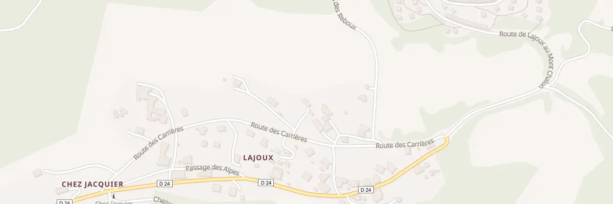 Plan du 14 Imp des Coteaux à Thollon-les-Mémises