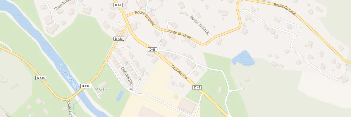Plan du 16B Grande Rue à Thiéfosse