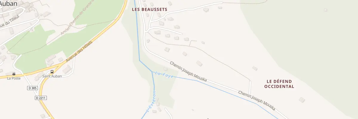 Plan du 305 Che Joseph Mouska à Saint-Auban