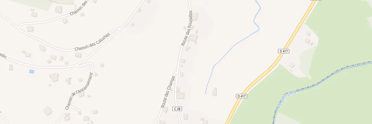 Plan du 6 Rte des Founelles à La Forge
