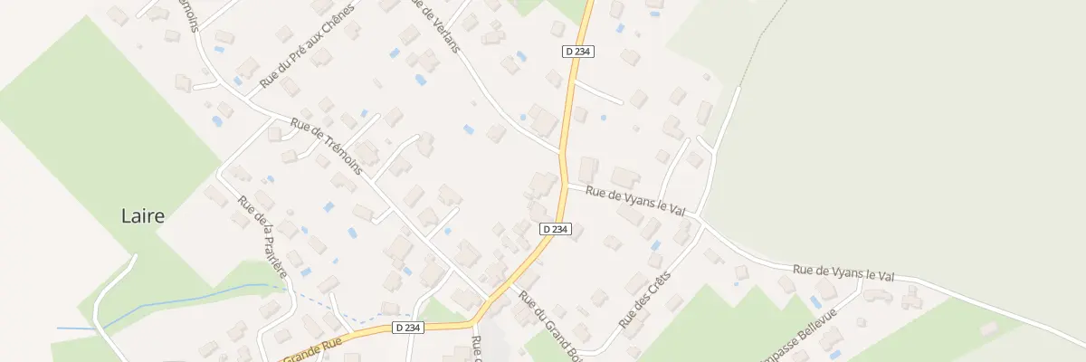 Plan du 29 Gr Grande Rue à Laire