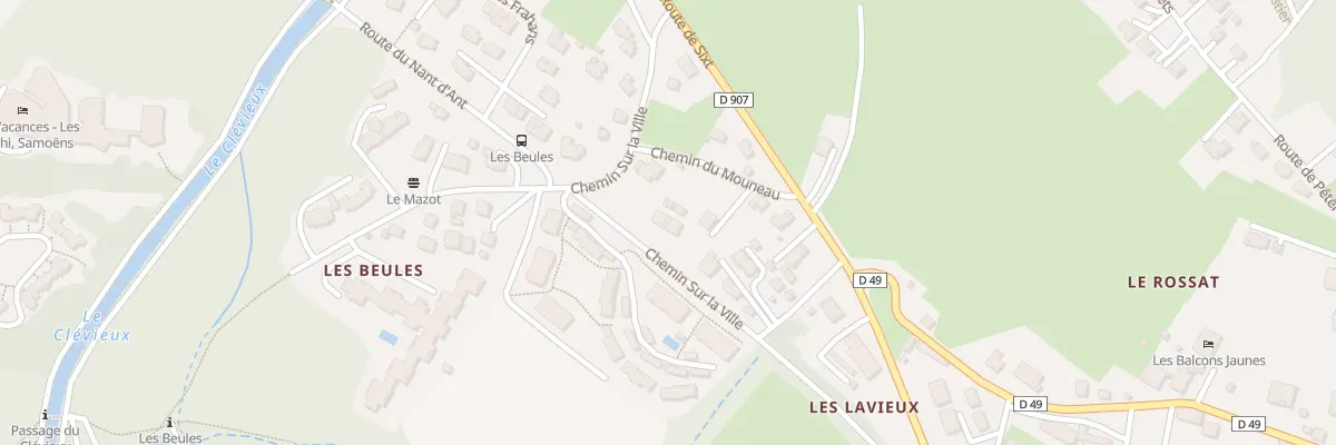 Plan du 567 Rte du Nant d’Ant à Samoëns