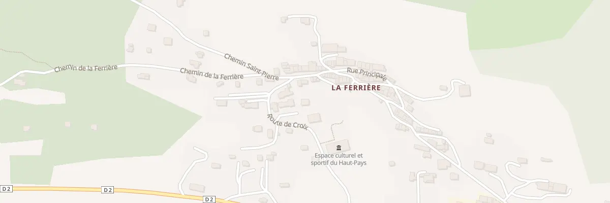 Plan du 250 Rte de la Croix La Ferriere à Valderoure