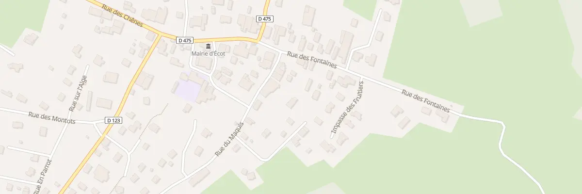Plan du 3 Rue du Maquis à Écot