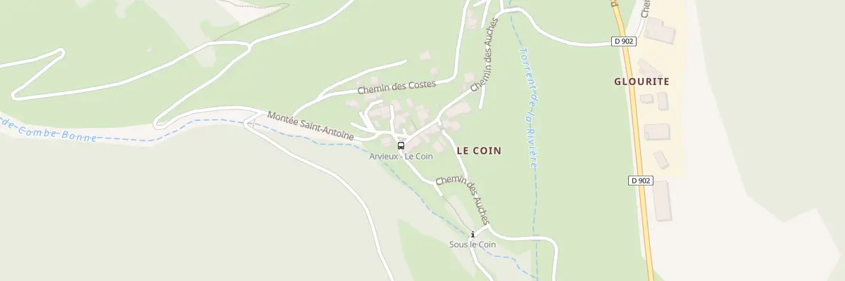 Plan du 114 Che des Auches à Arvieux