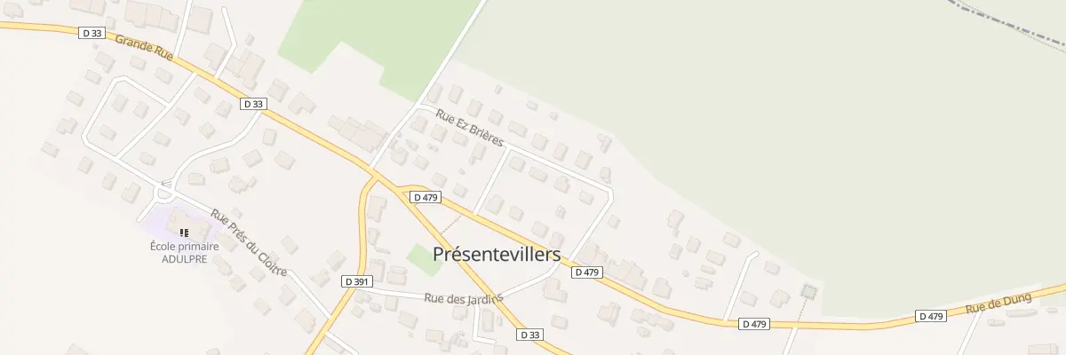 Plan du 12 Rue Ez Brieres à Présentevillers