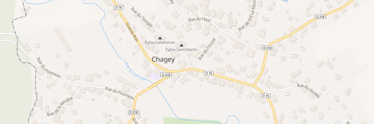 Plan du 46 Grande Rue à Chagey