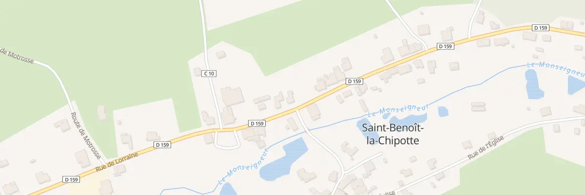 Plan du 2 Rue de Lorraine à Saint-Benoît-la-Chipotte