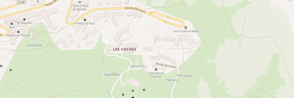 Plan du 5534 Immeuble Le Domino à La Plagne Tarentaise