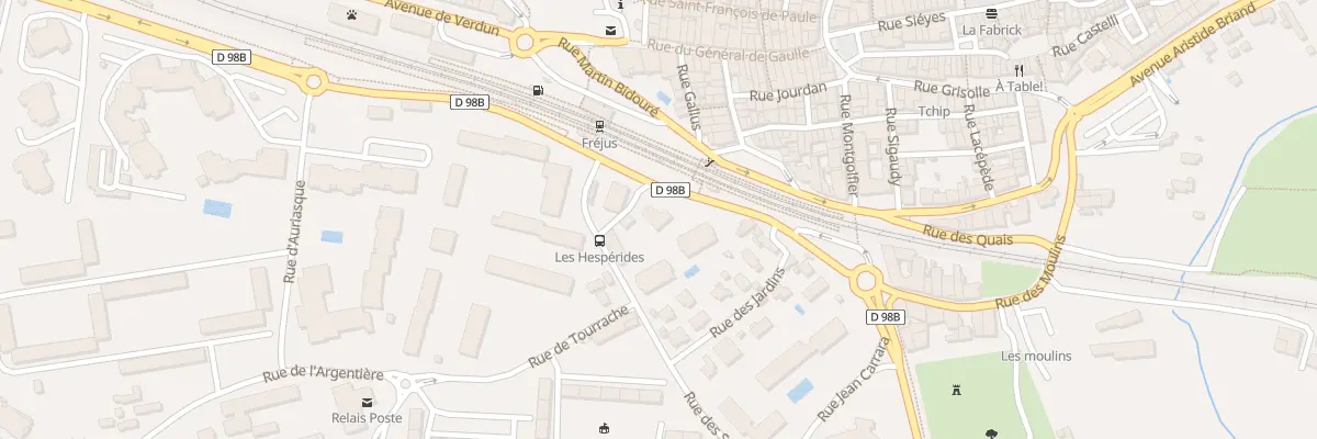 Plan du 15 Rue des SAUGES à Fréjus