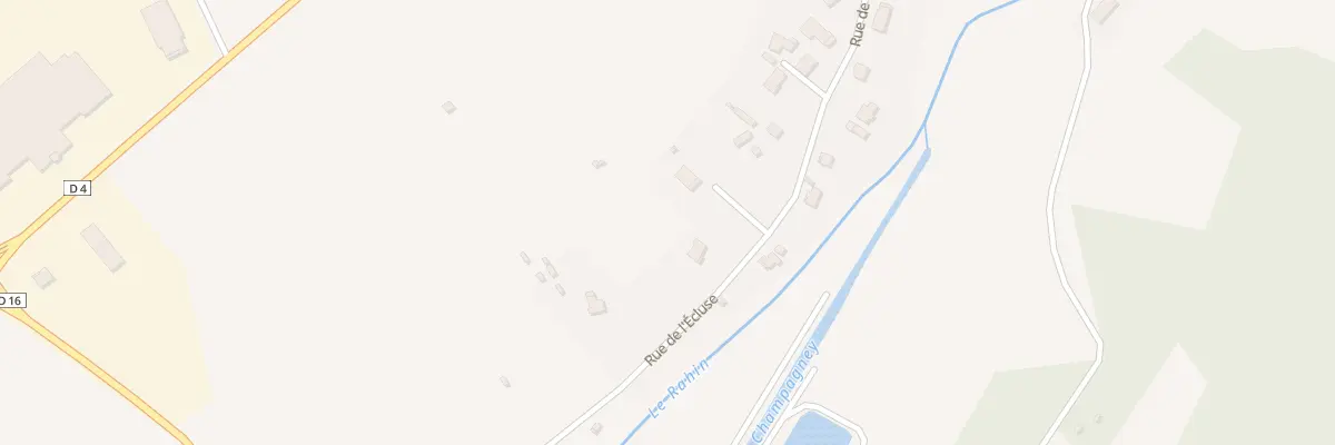 Plan du 28T Rue de l’Ecluse à Plancher-Bas