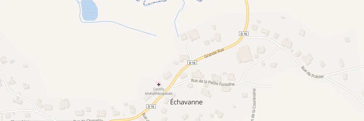 Plan du 8 Gr Grande Rue à Échavanne