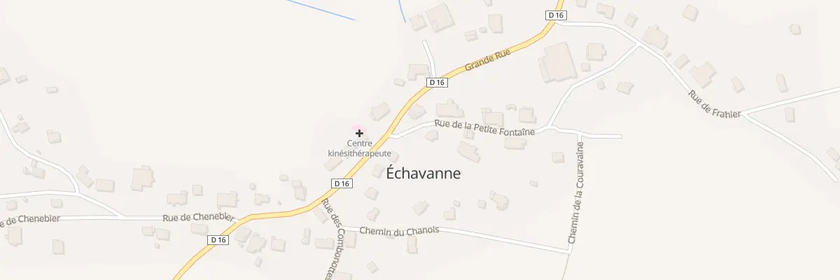 Plan du 2A Rue de la Petite Fontaine à Échavanne