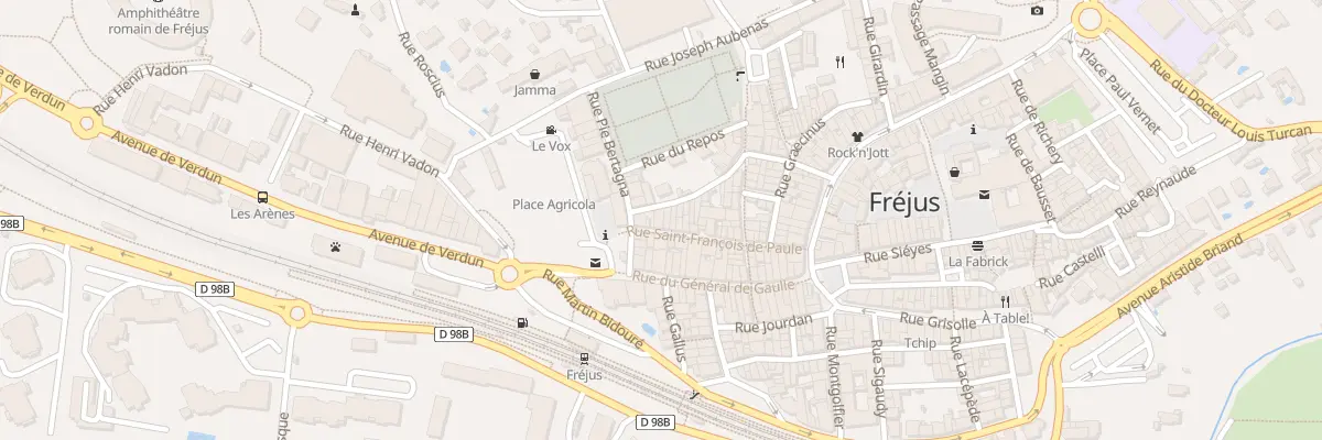Plan du 159 Rue des POTIERS à Fréjus