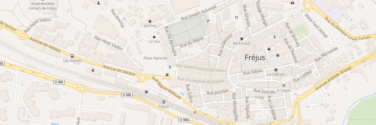 Plan du 114 Rue SAINT-FRANCOIS DE PAULE à Fréjus