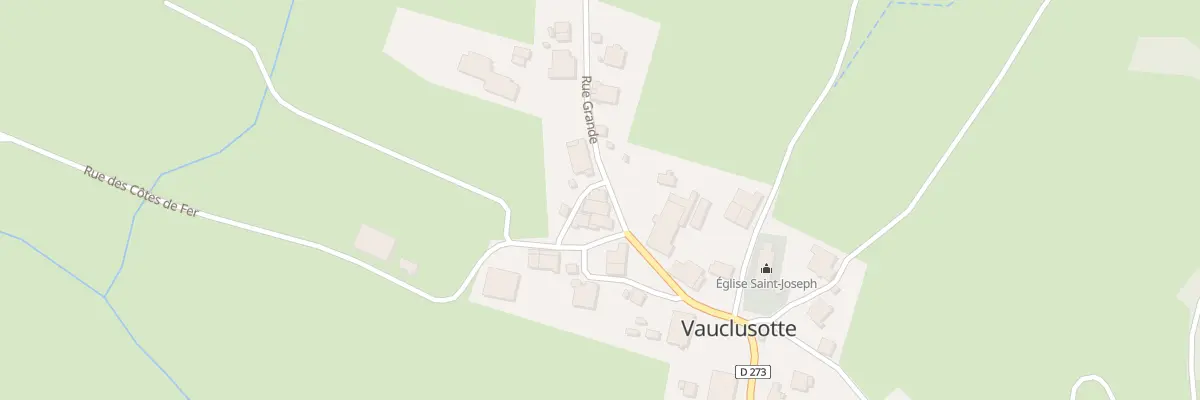 Plan du 5 Rue Grande à Vauclusotte