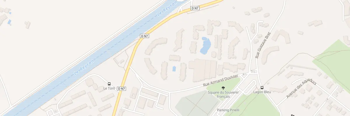 Plan du 407 Rue Gustave BRET à Fréjus