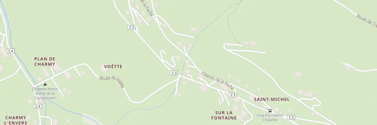 Plan du 73 Che de la Fâche à Abondance