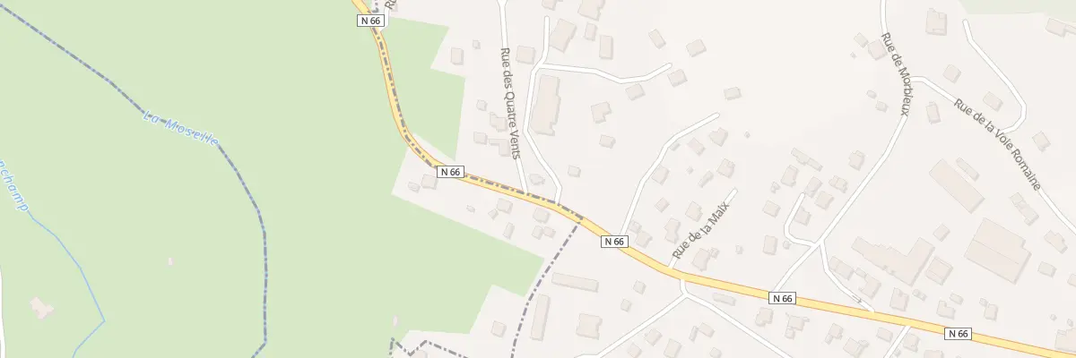 Plan du 1 Rue d’Alsace à Ramonchamp
