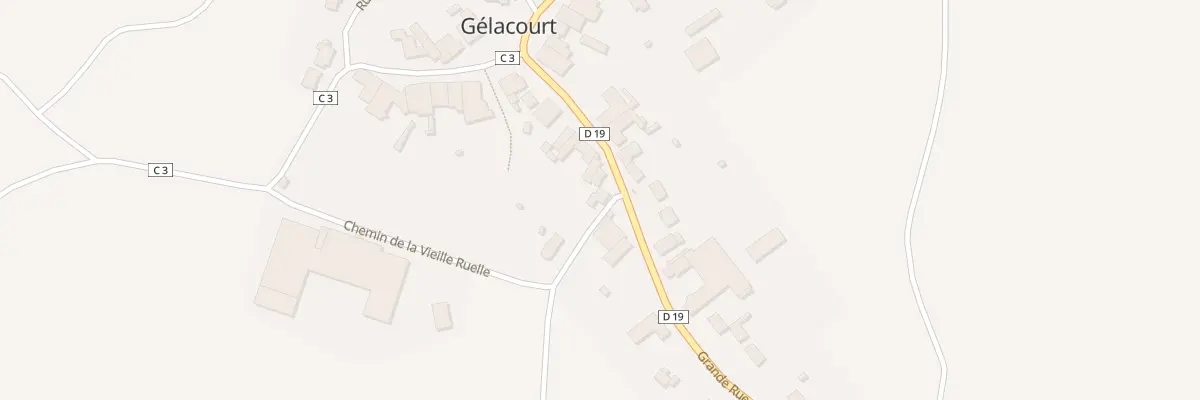 Plan du 24 Grande Rue à Gélacourt