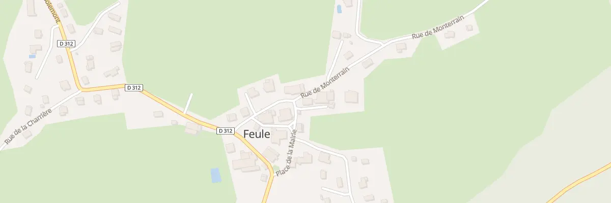 Plan du 3 Pl de la Mairie à Feule