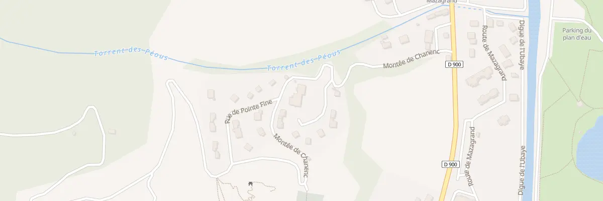 Plan du 319 Mte de Chanenc à Jausiers
