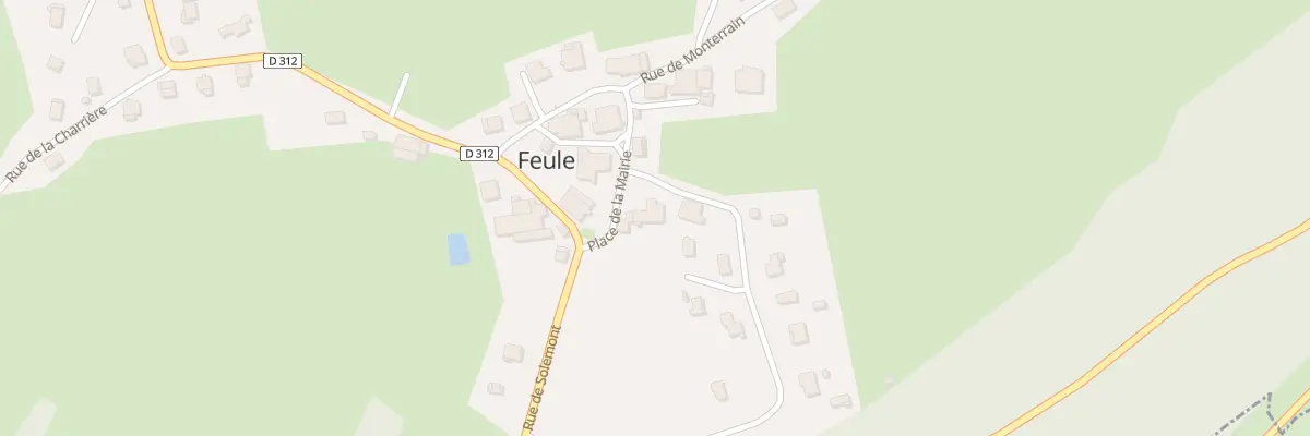 Plan du 10 Pl de la Mairie à Feule