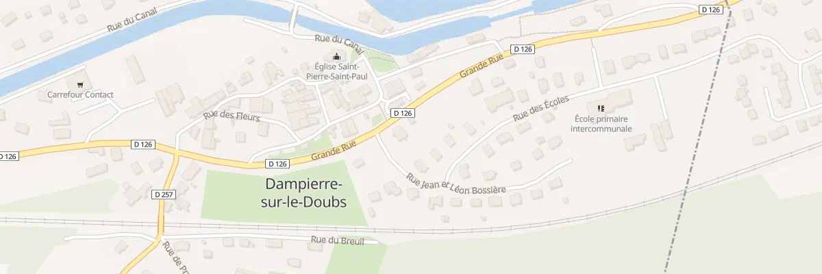 Plan du 11 Gr Grande Rue à Dampierre-sur-le-Doubs