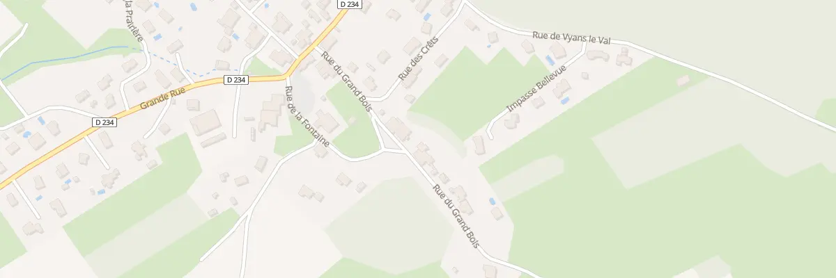 Plan du 9 Rue du Grand Bois à Laire