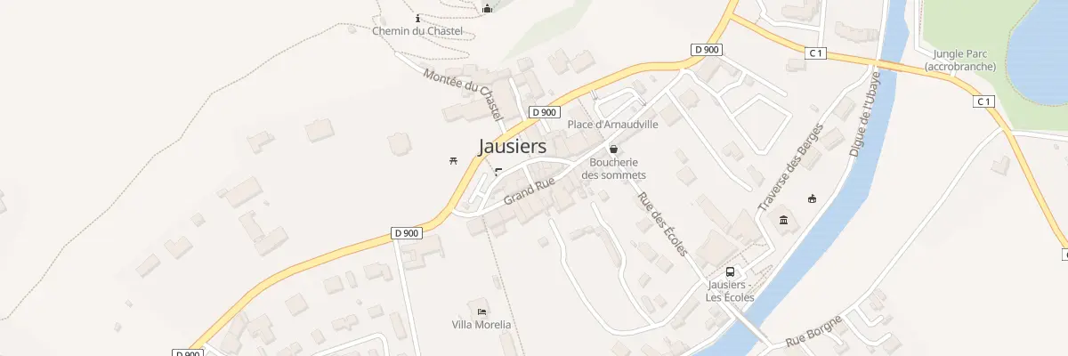 Plan du 24 Grand Rue à Jausiers