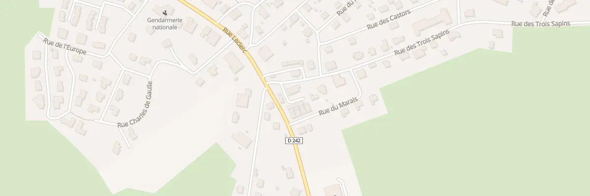 Plan du 2 Rue des Trois Sapins au Russey