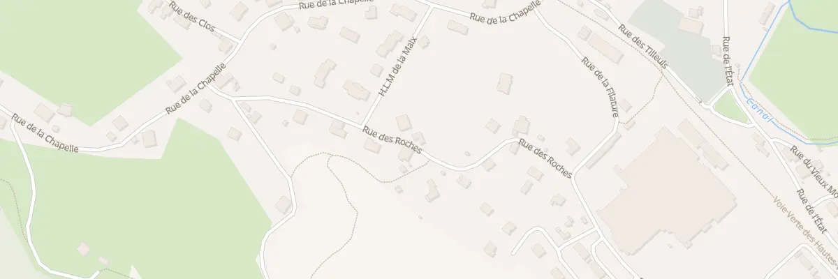 Plan du 8 Rue des Roches à Ramonchamp