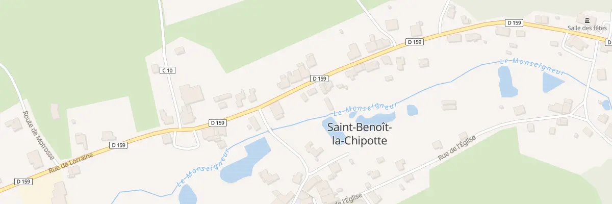 Plan du 2 Rue de la Chipotte à Saint-Benoît-la-Chipotte
