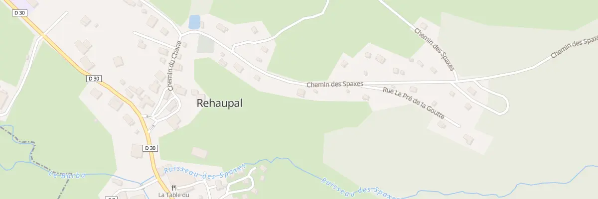 Plan du 4 Che des Spaxes à Rehaupal