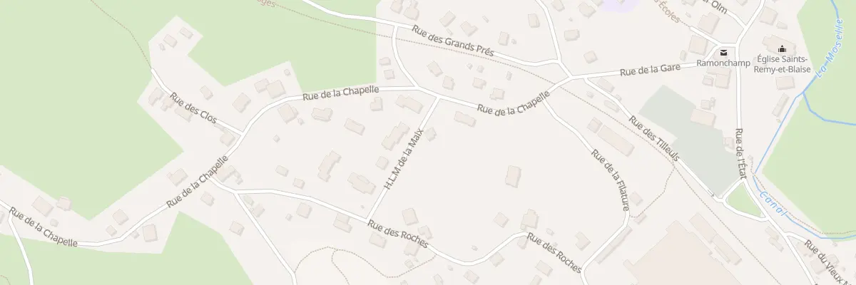 Plan du 3 Hlm de la Maix à Ramonchamp