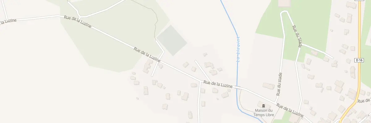 Plan du 16 Rue de la Luzine à Luze