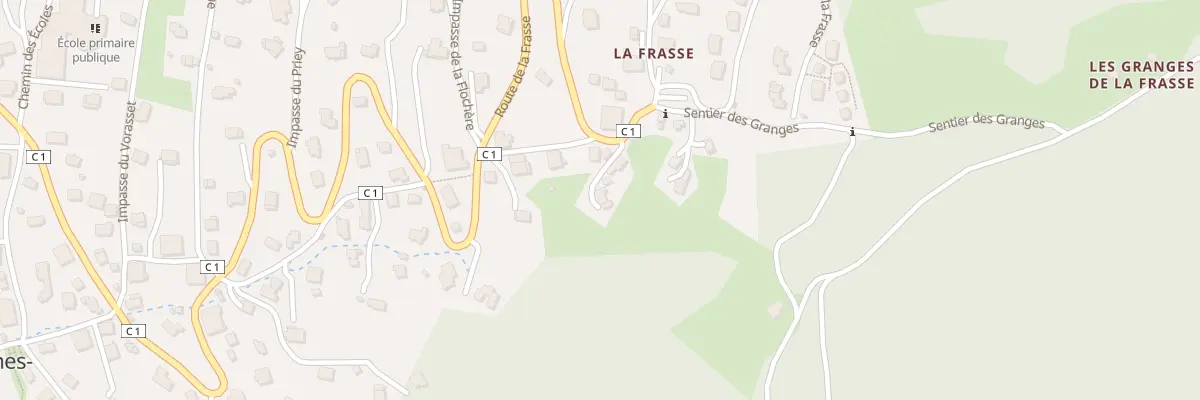 Plan du 1548 Rte de la Frasse aux Contamines-Montjoie