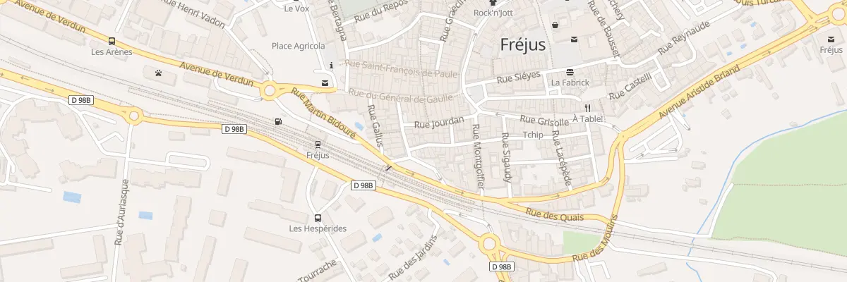 Plan du 206 Rue de CAMELIN à Fréjus