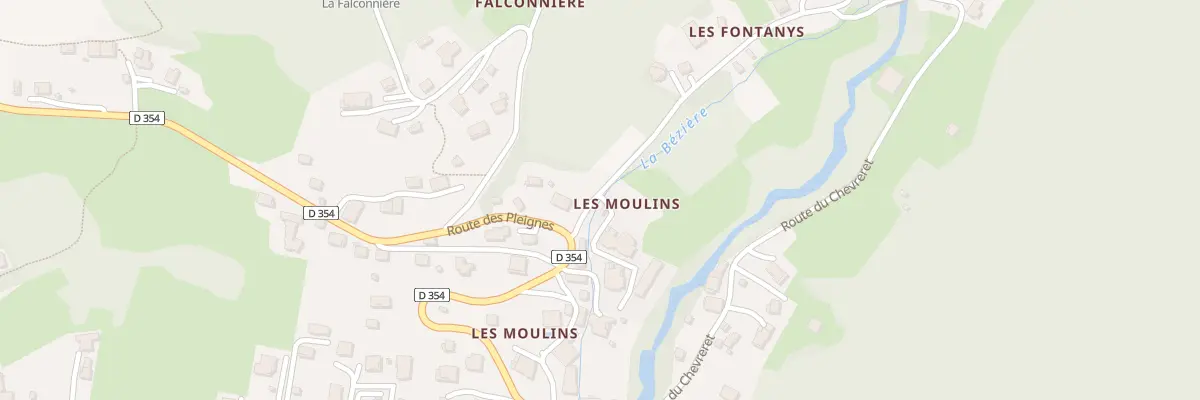 Plan du 44 Rte des Fontaines à Samoëns