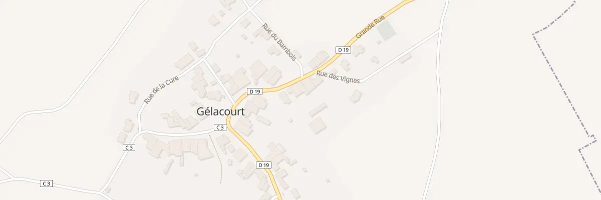 Plan du 5 Grande Rue à Gélacourt