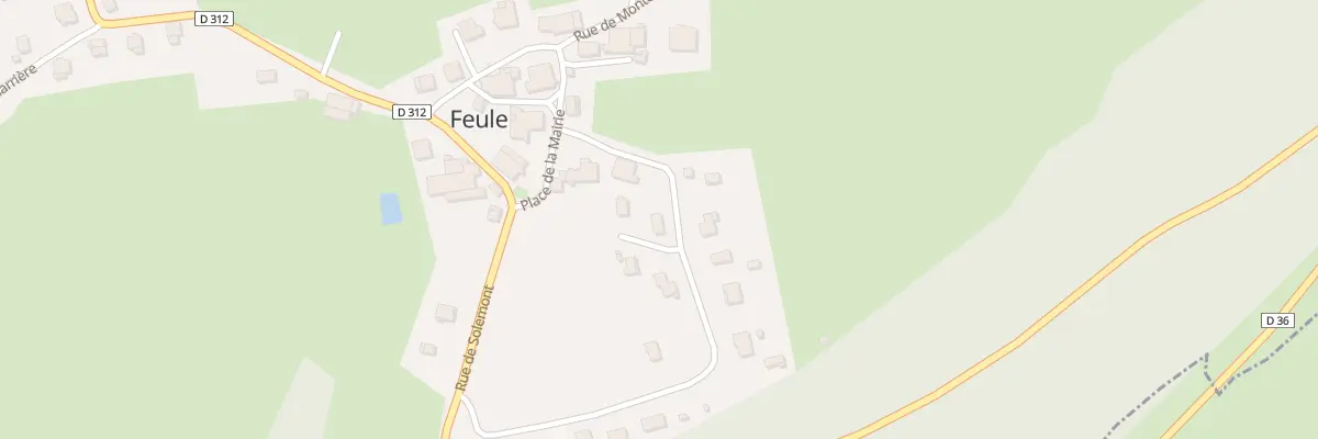 Plan du 2 Imp des Chenevieres à Feule