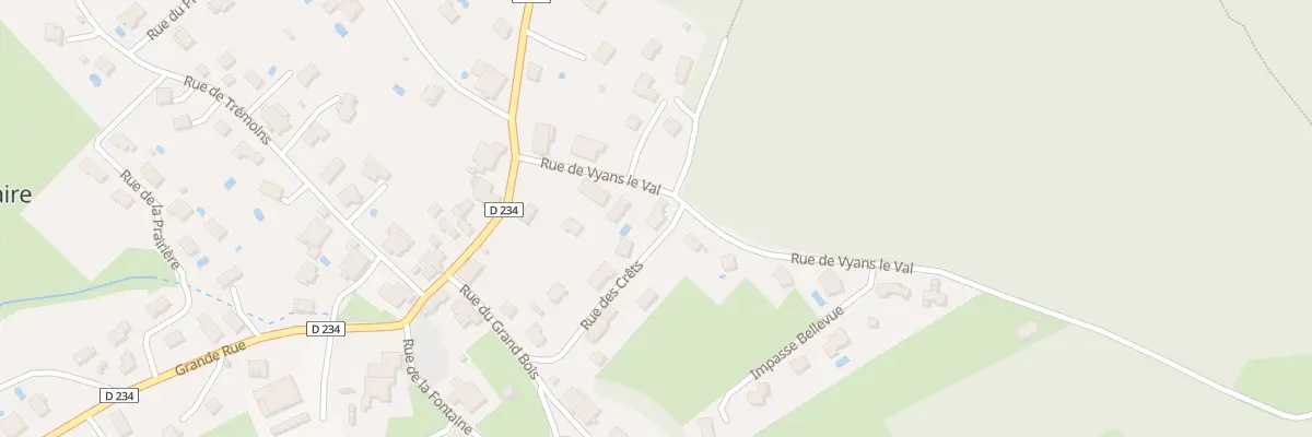 Plan du 8 Rue de Vyans le Val à Laire